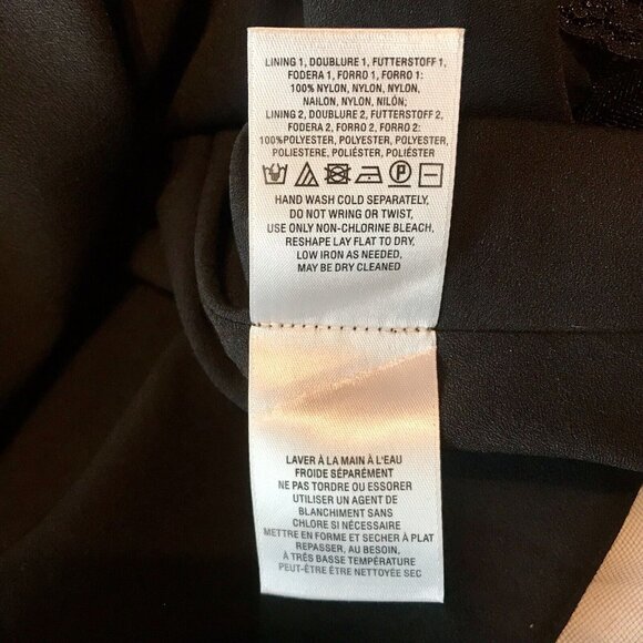 Free People Victorian‎ Black Lace Goth Sheer Mesh Mini Dress Size 10 New - Picture 10 of 12